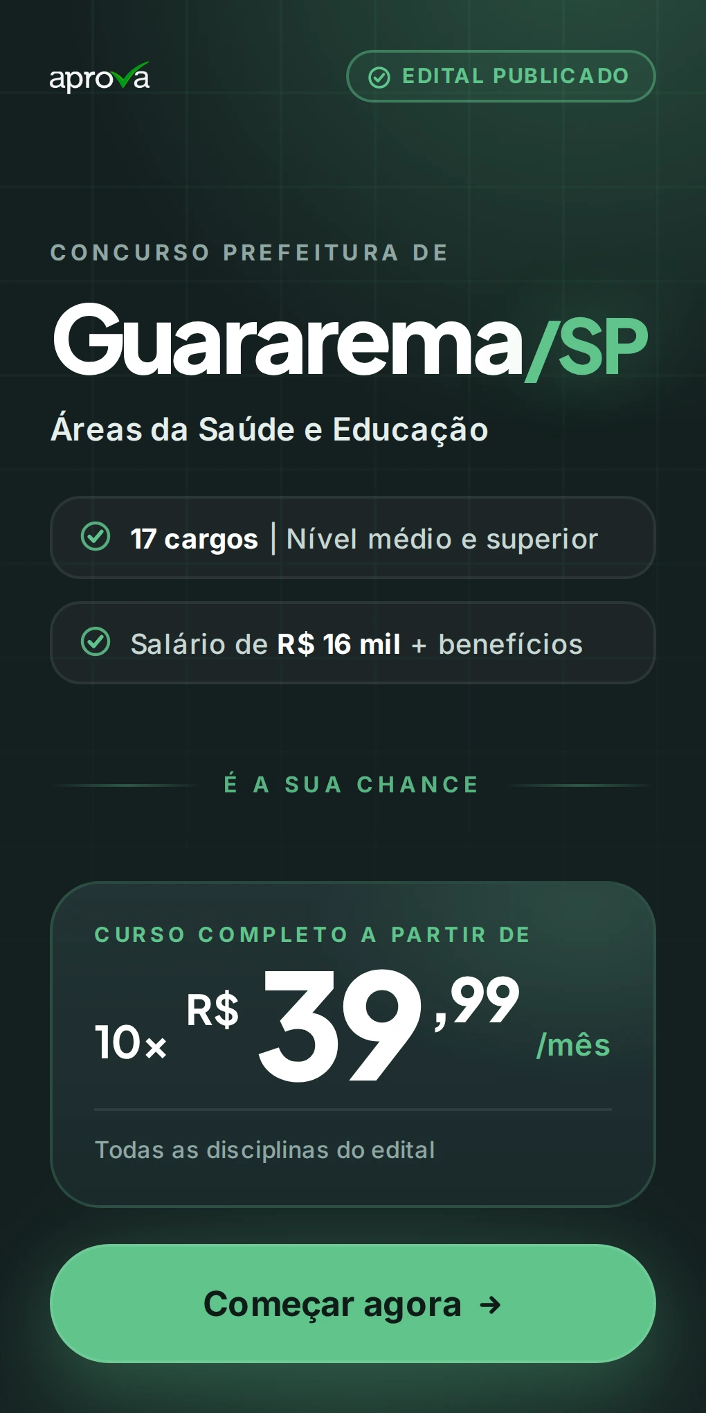 Curso para Concurso Guararema