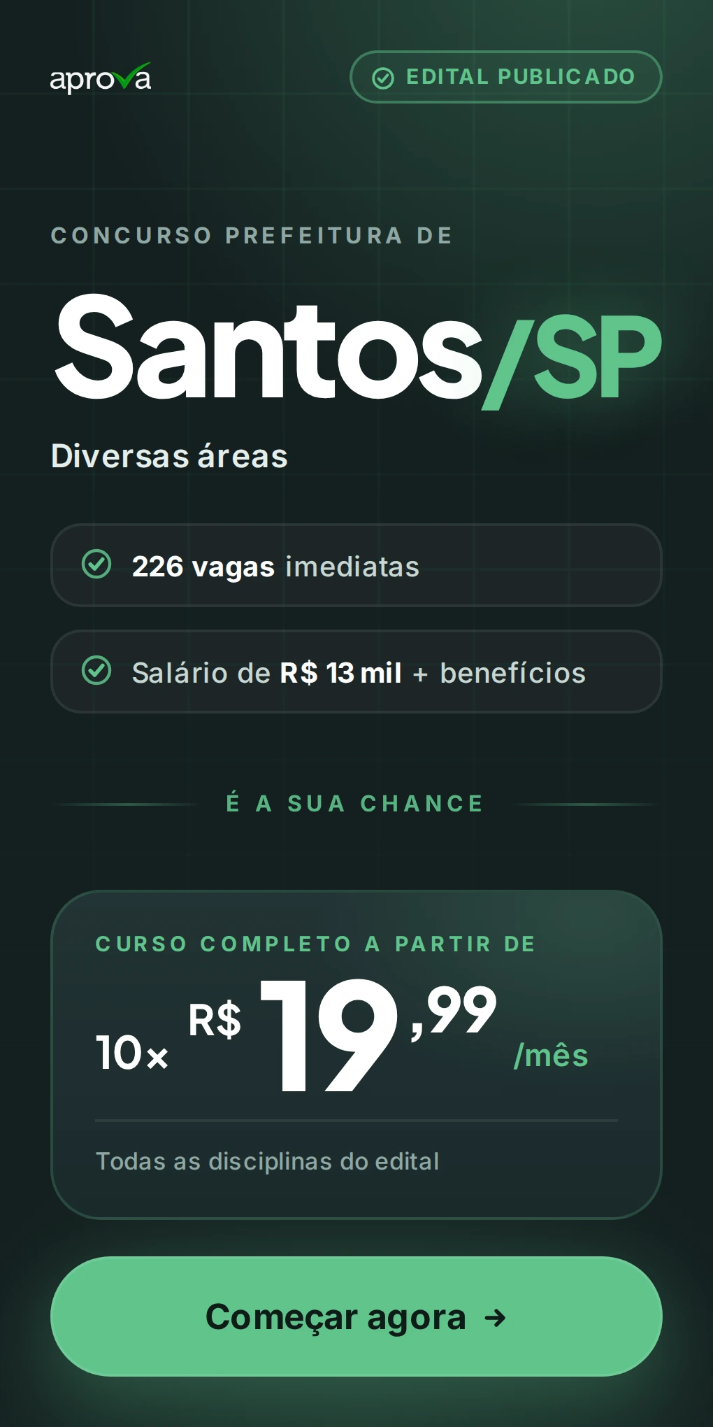 Curso para Concurso Santos