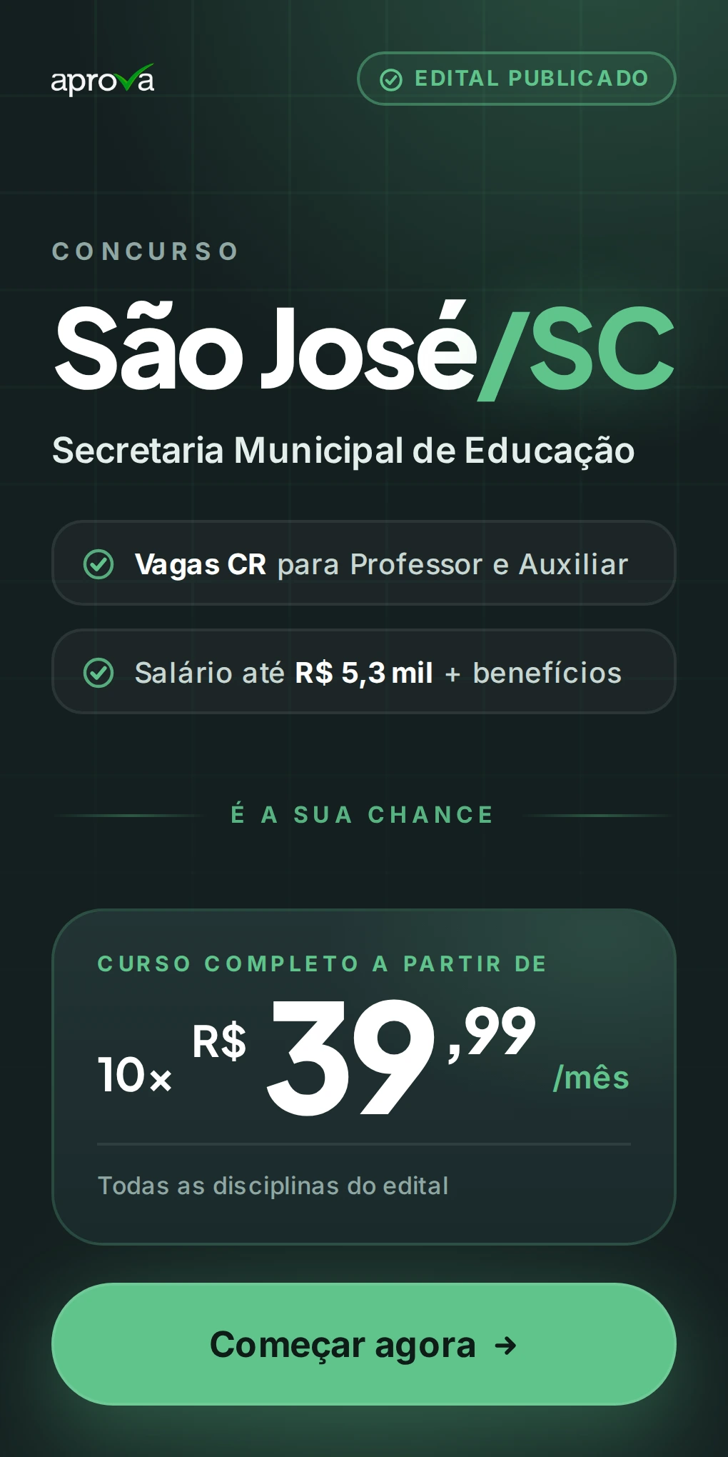 Preparatório completo do Concurso da Prefeitura de São José