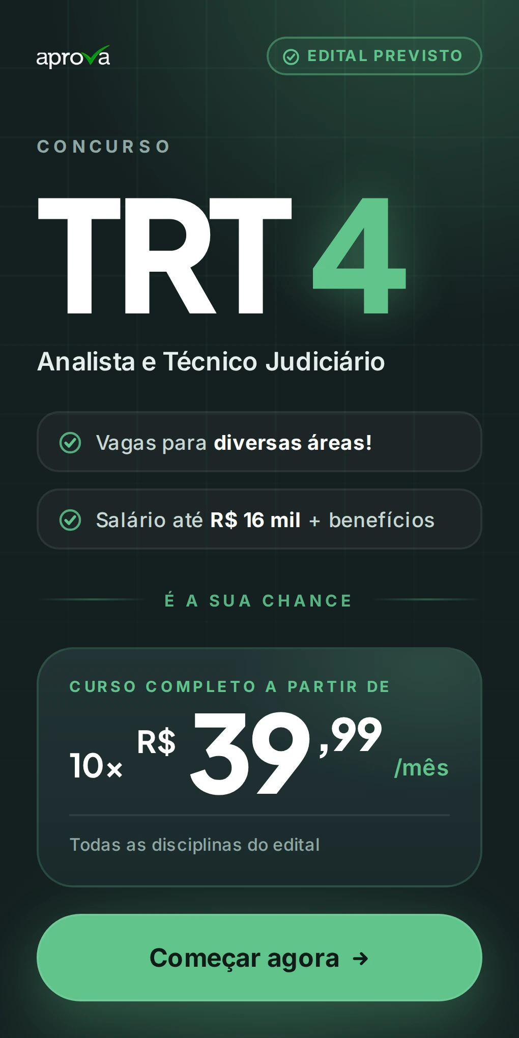 Preparatório completo do Concurso TRT 4