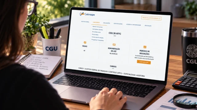 Inscrições CGU 2026 abertas até 16/10: veja o passo a passo!