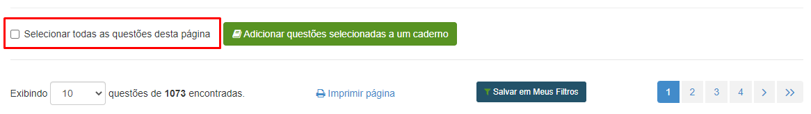 Pergunta frequente sobre caderno
