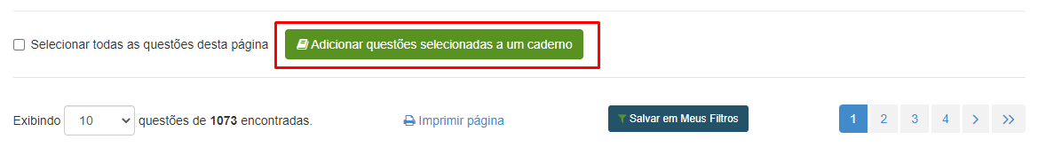 Pergunta frequente sobre caderno